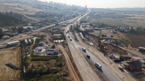 Kuzey Çevre Yolu Batı Girişi Hızla Yükseliyor